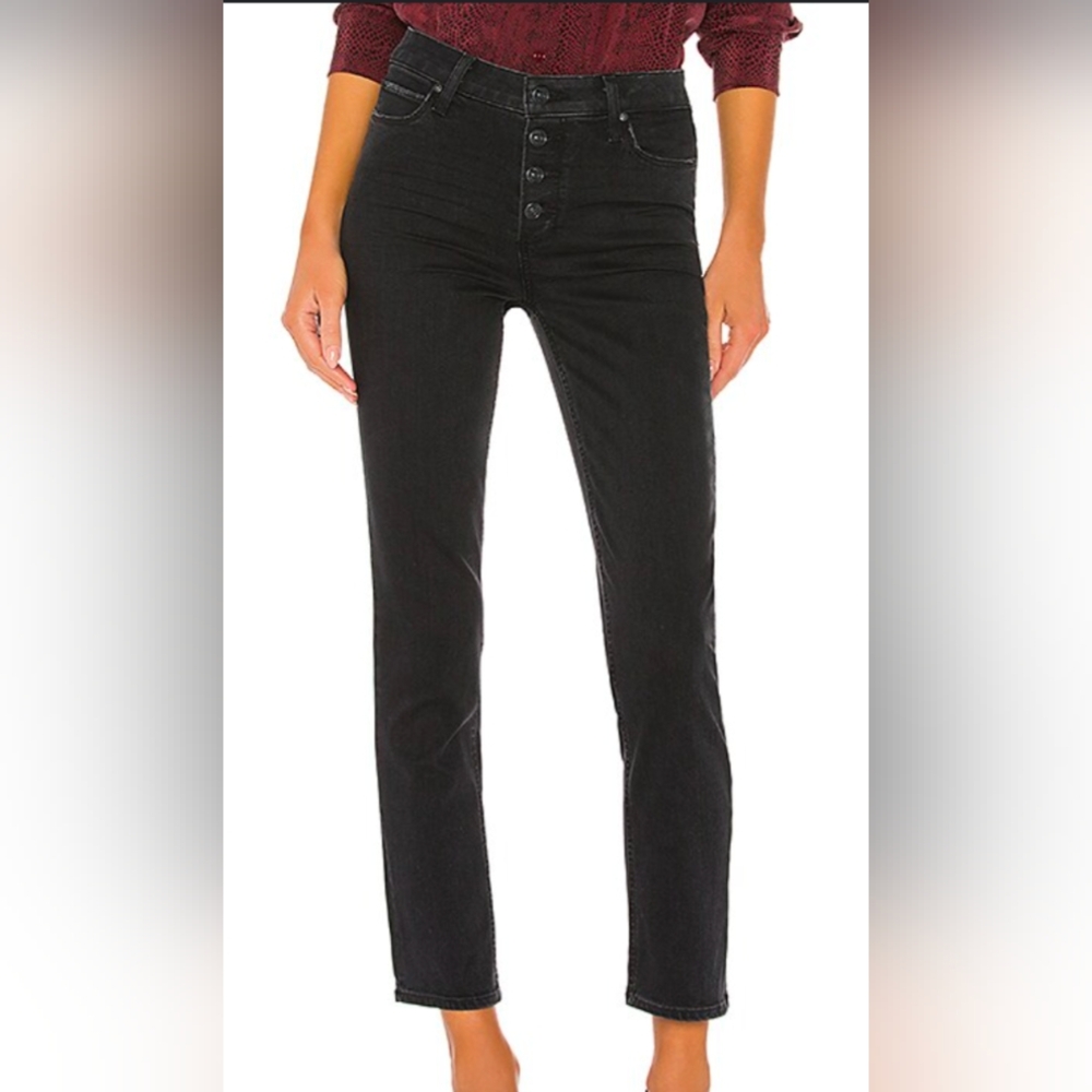 Paige straight ankle hoxton denim